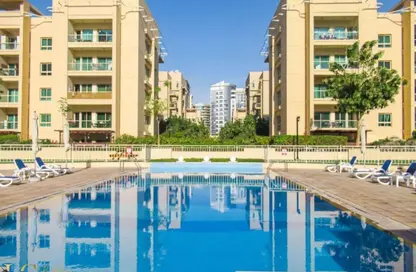 Apartment - 2 Bedrooms - 2 Bathrooms for rent in Al Dhafra 4 - Al Dhafra - Greens - Dubai