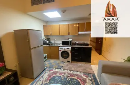 Apartment - Studio - 1 Bathroom for rent in Orient Tower 1 - Orient Towers - Al Bustan - Ajman