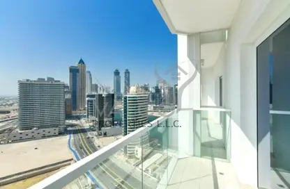 Balcony image for: Apartment - 1 Bathroom for sale in AG Tower - Business Bay - Dubai, Image 1