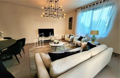 Living / Dining Room image for: Villa - 4 Bedrooms - 5 Bathrooms for sale in Noya 1 - Noya - Yas Island - Abu Dhabi, Image 1