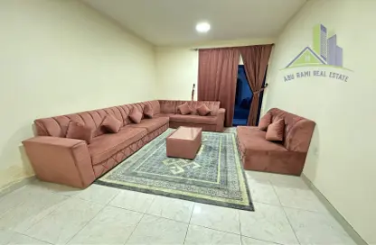 Living Room image for: Apartment - 2 Bedrooms - 2 Bathrooms for rent in Al Naemiya Tower 2 - Al Naemiya Towers - Al Nuaimiya - Ajman, Image 1