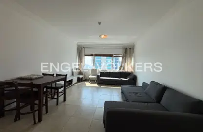 شقة - غرفة نوم - 2 حمامات للايجار في برج ماج 218 - دبي مارينا - دبي