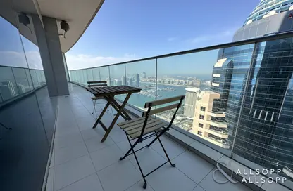 Balcony image for: Apartment - 2 Bedrooms - 3 Bathrooms for rent in Damac Heights - Dubai Marina - Dubai, Image 1