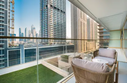 Apartment - 1 Bedroom - 1 Bathroom for rent in Grand Bleu Tower 1 - EMAAR Beachfront - Dubai Harbour - Dubai