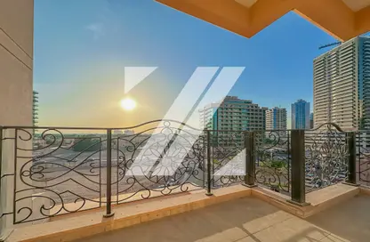 Balcony image for: Apartment - 1 Bedroom - 2 Bathrooms for rent in European - Canal Residence - Dubai Sports City - Dubai, Image 1