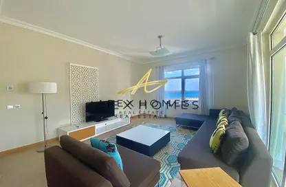 Apartment - 3 Bedrooms - 4 Bathrooms for rent in Al Das - Shoreline Apartments - Palm Jumeirah - Dubai