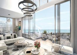 Living Room image for: Duplex - 2 bedrooms - 3 bathrooms for sale in Bay Residences - Hayat Island - Mina Al Arab - Ras Al Khaimah, Image 1