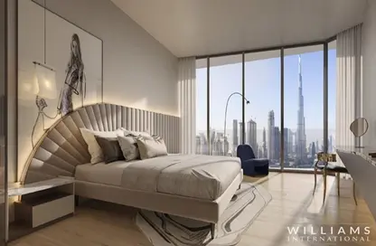 Room / Bedroom image for: Apartment - 1 Bedroom - 1 Bathroom for sale in City Center Residences - Downtown Dubai - Dubai, Image 1