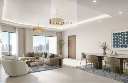 Apartment - 2 Bedrooms - 3 Bathrooms for sale in Tower C1 - Ajman Pearl Towers - Ajman Downtown - Ajman