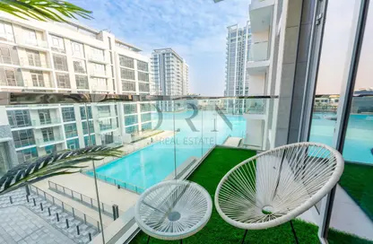 صورة لـ حوض سباحة شقة - غرفة نوم - 2 حمامات للايجار في مساكن 7 - المنطقة وان - مدينة الشيخ محمد بن راشد - دبي ، صورة رقم 1