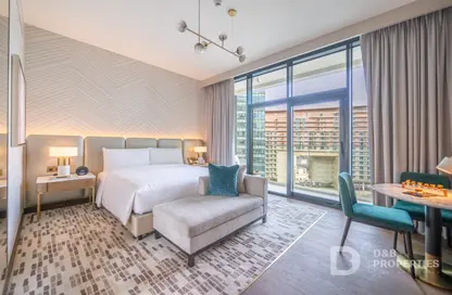 Hotel  and  Hotel Apartment - Studio - 1 Bathroom for rent in Intercontinental Residences Business Bay - Business Bay - Dubai