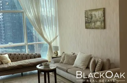 Apartment - 1 Bedroom - 2 Bathrooms for rent in MAG 218 - Dubai Marina - Dubai