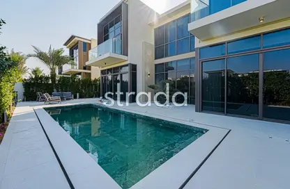 Pool image for: Villa - 5 Bedrooms - 5 Bathrooms for rent in Golf Place 1 - Golf Place - Dubai Hills Estate - Dubai, Image 1