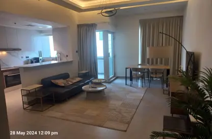 شقة - 2 غرف نوم - 2 حمامات للايجار في برج كاسكيد - دبي مارينا - دبي