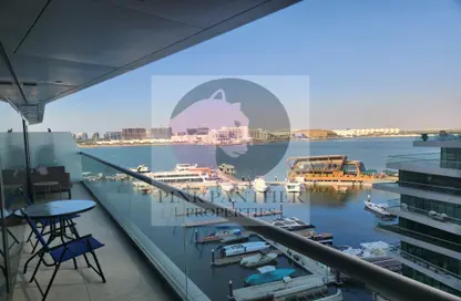 Balcony image for: Apartment - 1 Bedroom - 2 Bathrooms for rent in Al Naseem Residences B - Al Bandar - Al Raha Beach - Abu Dhabi, Image 1