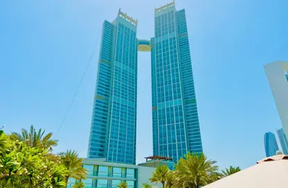 شقة - 2 غرف نوم - 3 حمامات للايجار في أبراج نيشن تاورز - شارع الكورنيش - أبوظبي