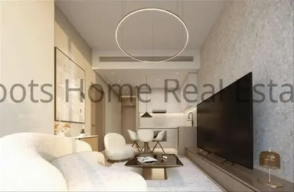 Living Room image for: Apartment - 1 Bedroom - 1 Bathroom for sale in Seslia Tower - Jumeirah Village Triangle - Dubai, Image 1