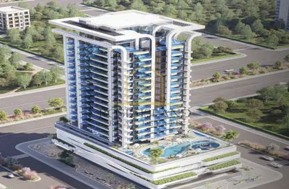 Outdoor Building image for: Apartment - 2 Bedrooms - 3 Bathrooms for sale in Samana Manhattan 2 - Jumeirah Village Circle - Dubai, Image 1