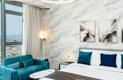 Apartment - Studio - 1 Bathroom for rent in Bloom Towers B - Bloom Towers - Jumeirah Village Circle - Dubai