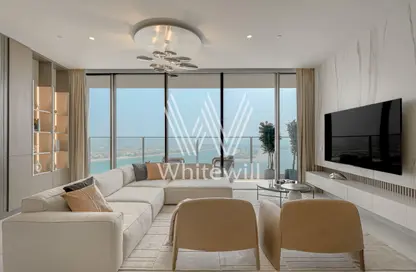 Living Room image for: Apartment - 2 Bedrooms - 3 Bathrooms for rent in Atlantis The Royal Residences - Palm Jumeirah - Dubai, Image 1