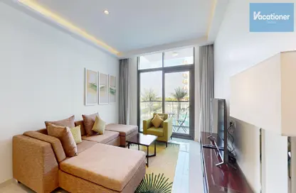 Living Room image for: Apartment - 1 Bedroom - 1 Bathroom for rent in Celestia B - Celestia - Dubai South (Dubai World Central) - Dubai, Image 1