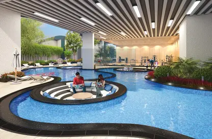 صورة لـ حوض سباحة شقة - غرفة نوم - 2 حمامات للبيع في سبورتز من دانوب - مدينة دبي الرياضية - دبي ، صورة رقم 1