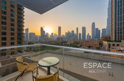 Balcony image for: Apartment - 2 Bedrooms - 3 Bathrooms for sale in Burj Views B - Burj Views - Downtown Dubai - Dubai, Image 1