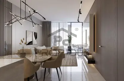 Living / Dining Room image for: Apartment - 1 Bathroom for sale in Samana Barari Views - Majan - Dubai, Image 1