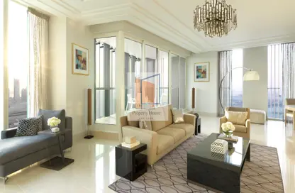 Living Room image for: Apartment - 1 Bedroom - 2 Bathrooms for sale in Four Seasons Hotel - Al Maryah Island - Abu Dhabi, Image 1