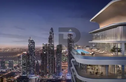 شقة - 2 غرف نوم - 2 حمامات للبيع في برج Seapoint 2 - سي بوينت - إعمار بيتشفرونت - دبي هاربور - دبي