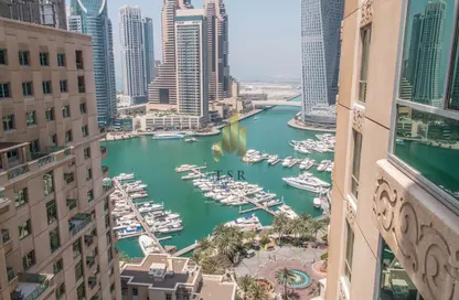 Water View image for: Apartment - 1 Bedroom - 2 Bathrooms for rent in Al Mesk Tower - Emaar 6 Towers - Dubai Marina - Dubai, Image 1