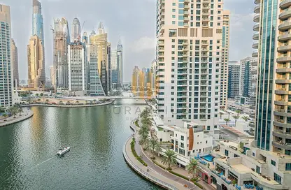 Water View image for: Apartment - 2 Bedrooms - 2 Bathrooms for rent in Marina View Tower B - Marina View - Dubai Marina - Dubai, Image 1