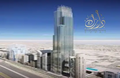 شقة - غرفة نوم - 2 حمامات للبيع في برج عزيزي - شارع الشيخ زايد - دبي