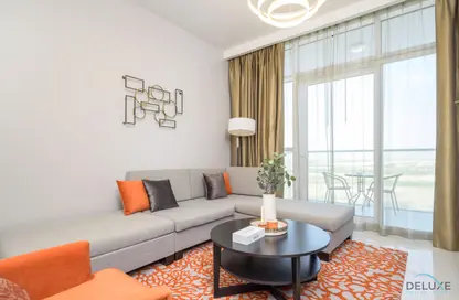 Living Room image for: Apartment - 1 Bedroom - 1 Bathroom for rent in Artesia B - Artesia - DAMAC Hills - Dubai, Image 1