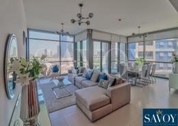 Living / Dining Room image for: Apartment - 3 bedrooms - 5 bathrooms for rent in Canal Residence - Al Reem Island - Abu Dhabi, Image 1