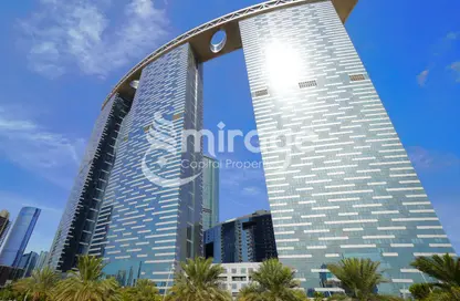 Apartment - 1 Bedroom - 2 Bathrooms for rent in The Gate Tower 1 - Shams Abu Dhabi - Al Reem Island - Abu Dhabi