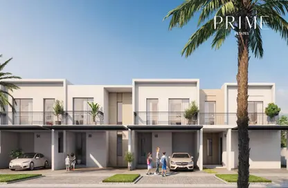 Outdoor House image for: Townhouse - 3 Bedrooms - 3 Bathrooms for sale in Greenview 3 - EMAAR South - Dubai South (Dubai World Central) - Dubai, Image 1