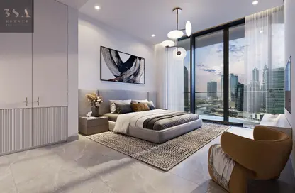 Apartment - 1 Bedroom - 2 Bathrooms for sale in Peninsula Four - Peninsula - Business Bay - Dubai