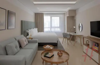 Apartment - 1 Bathroom for rent in Staybridge Suites - Dubai Media City - Dubai