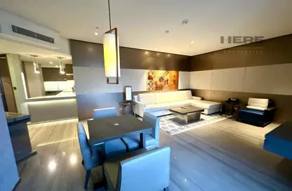 Living Room image for: Apartment - 1 Bedroom - 2 Bathrooms for sale in Hyatt Regency Creek Heights Residences - Dubai Healthcare City - Dubai, Image 1