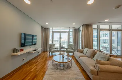 صورة لـ غرفة المعيشة شقة - 3 غرف نوم - 3 حمامات للبيع في برج ضمان - مركز دبي المالي العالمي - دبي ، صورة رقم 1