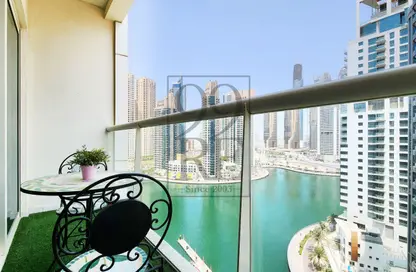 Apartment - 1 Bedroom - 2 Bathrooms for rent in Marina View Tower A - Marina View - Dubai Marina - Dubai