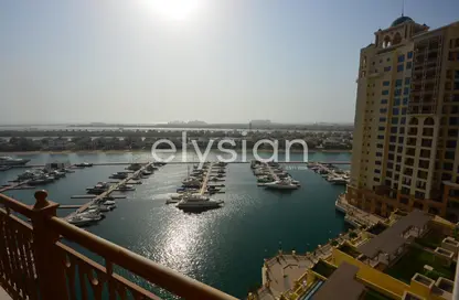 Apartment - 2 Bedrooms - 3 Bathrooms for rent in Marina Residences 1 - Marina Residences - Palm Jumeirah - Dubai