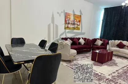 النزل و الشقق الفندقية - 2 غرف نوم - 3 حمامات للايجار في ابراج الديوان - النخيل 2 - النخيل - عجمان