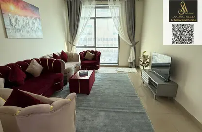 Apartment - 1 Bedroom - 2 Bathrooms for rent in Ajman Corniche Residences - Ajman Corniche Road - Ajman