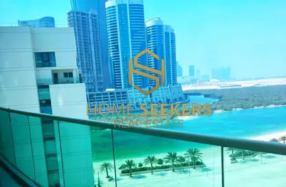 Apartment - 2 Bedrooms - 3 Bathrooms for rent in Beach Towers - Shams Abu Dhabi - Al Reem Island - Abu Dhabi
