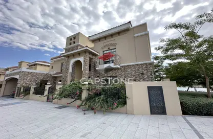 Outdoor House image for: Villa - 5 Bedrooms for rent in Luluat Al Raha - Al Raha Beach - Abu Dhabi, Image 1