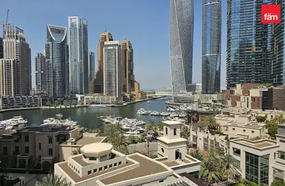 Apartment - 2 Bedrooms - 2 Bathrooms for rent in Al Mesk Tower - Emaar 6 Towers - Dubai Marina - Dubai