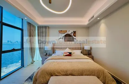 Room / Bedroom image for: Apartment - 1 Bedroom - 2 Bathrooms for sale in Ajman Creek Towers - Al Rashidiya 1 - Al Rashidiya - Ajman, Image 1