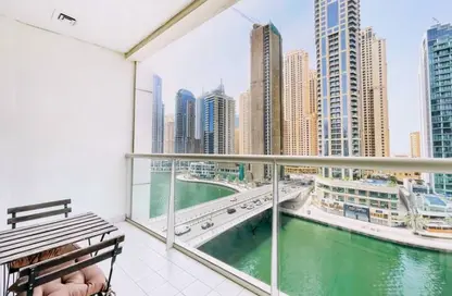Apartment - 1 Bedroom - 1 Bathroom for sale in Marina View Tower B - Marina View - Dubai Marina - Dubai